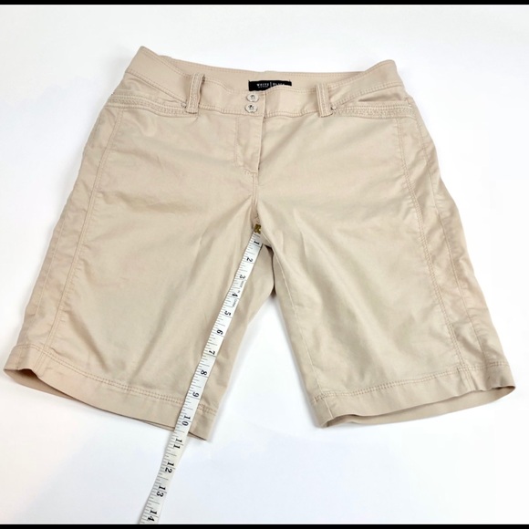White House Black Market Bermuda Tan Short Size 0 - Picture 5 of 6